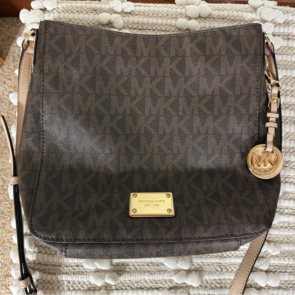 Michael Kors Dark Brown Crossbody Bag